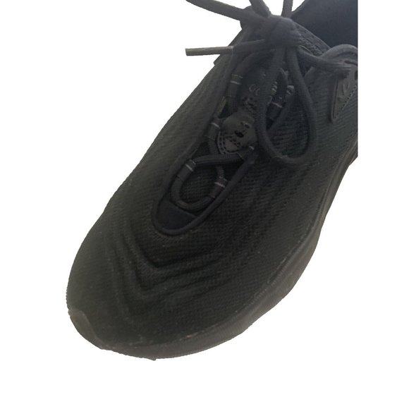 Adidas Boys Sz 5.5y Black Stripes tennis shoes PRB 698001 - Picture 5 of 12